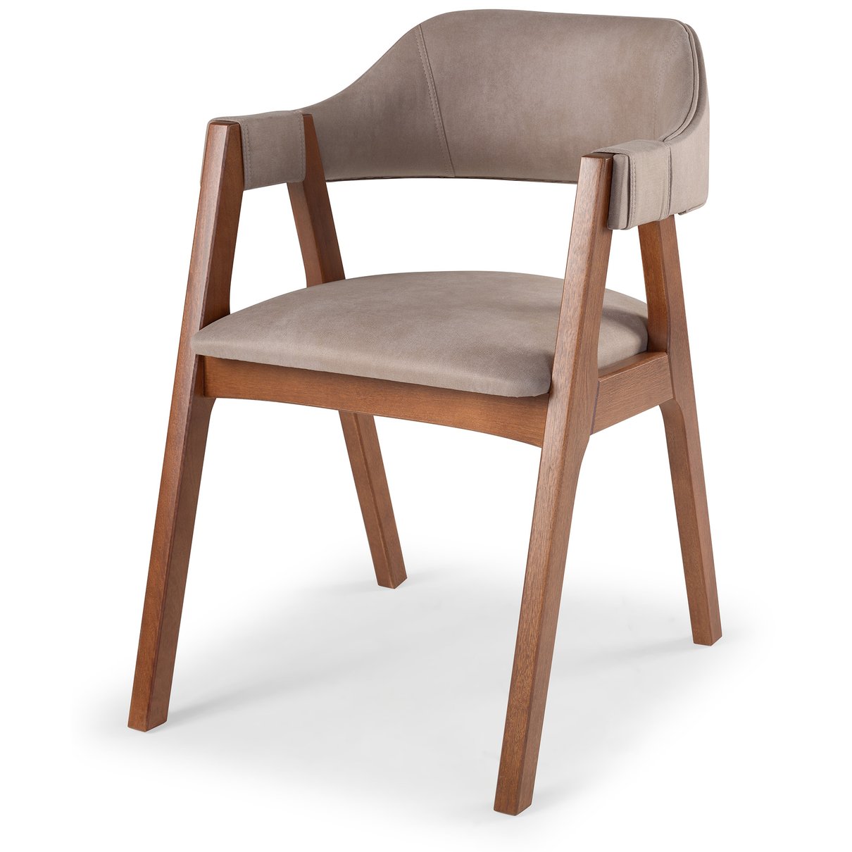 Cadeira Âmbar Madeira Maciça - Design Sofisticado