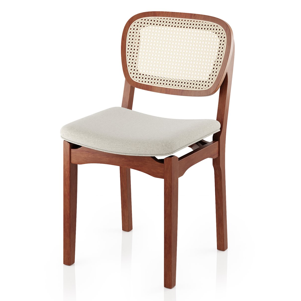 Cadeira Michela de Telinha — Perfeita para Sala de Jantar, Escritório ou Espaço Gourmet