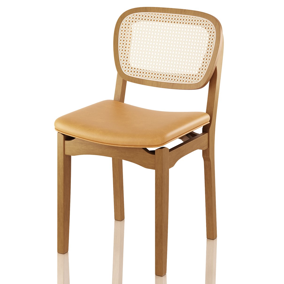 Cadeira Michela de Telinha — Perfeita para Sala de Jantar, Escritório ou Espaço Gourmet