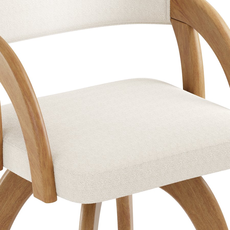 decoros 0084 fi cora giratoria amendoa boucle tecido