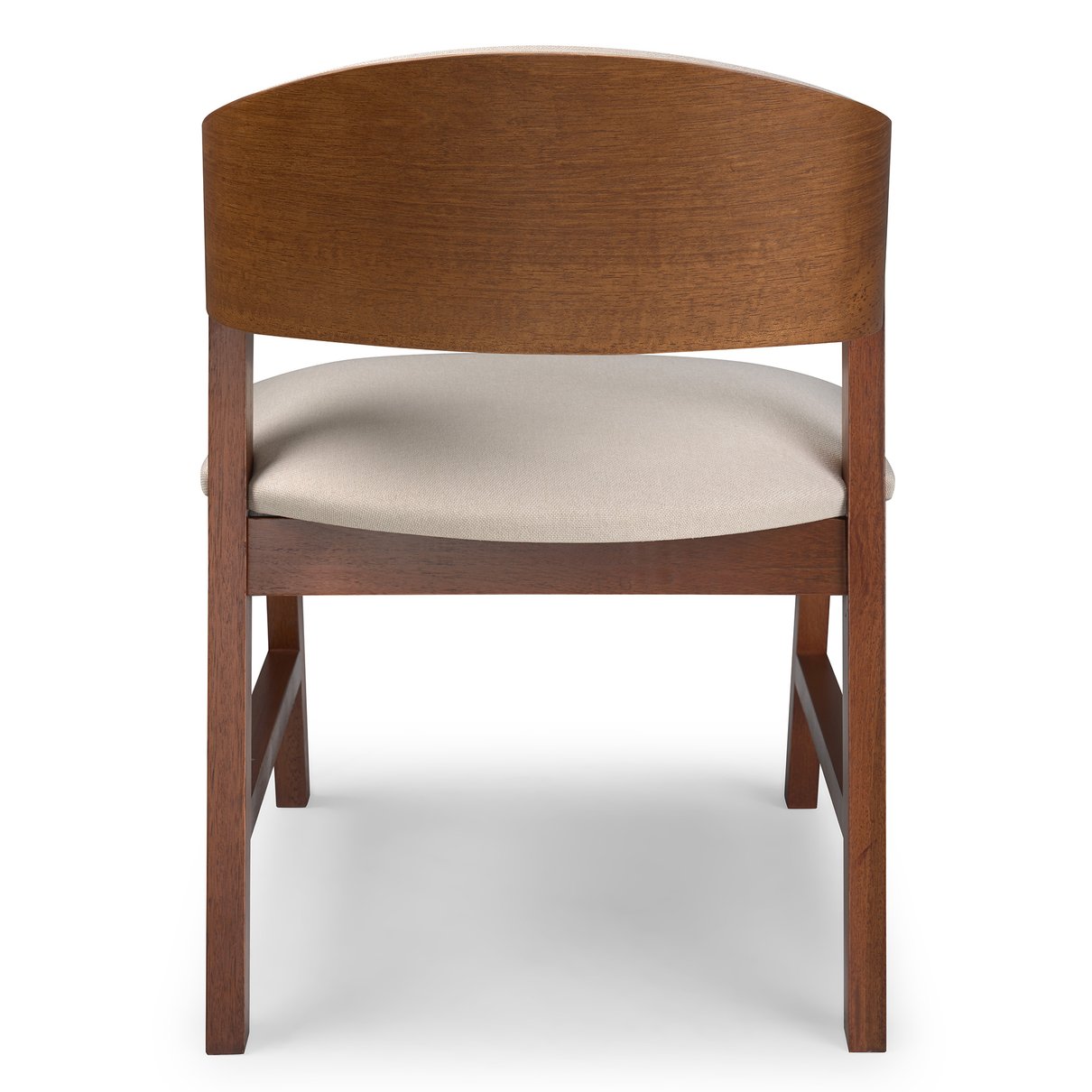Cadeira Austrália com Encosto Anatômico – Madeira Maciça e Conforto Premium