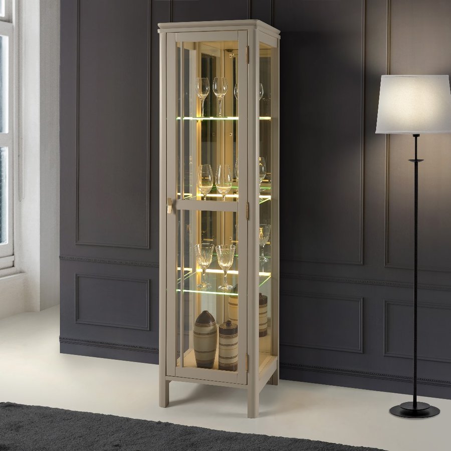 Cristaleira Lumi com Led e Espelho