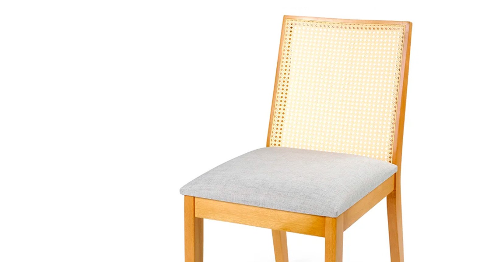 Cadeira de Telinha Kavya em Madeira Maci&ccedil;a de Eucalipto 7870M-T11-327