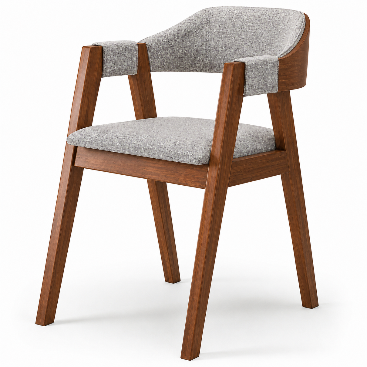 Cadeira Âmbar Madeira Maciça - Design Sofisticado
