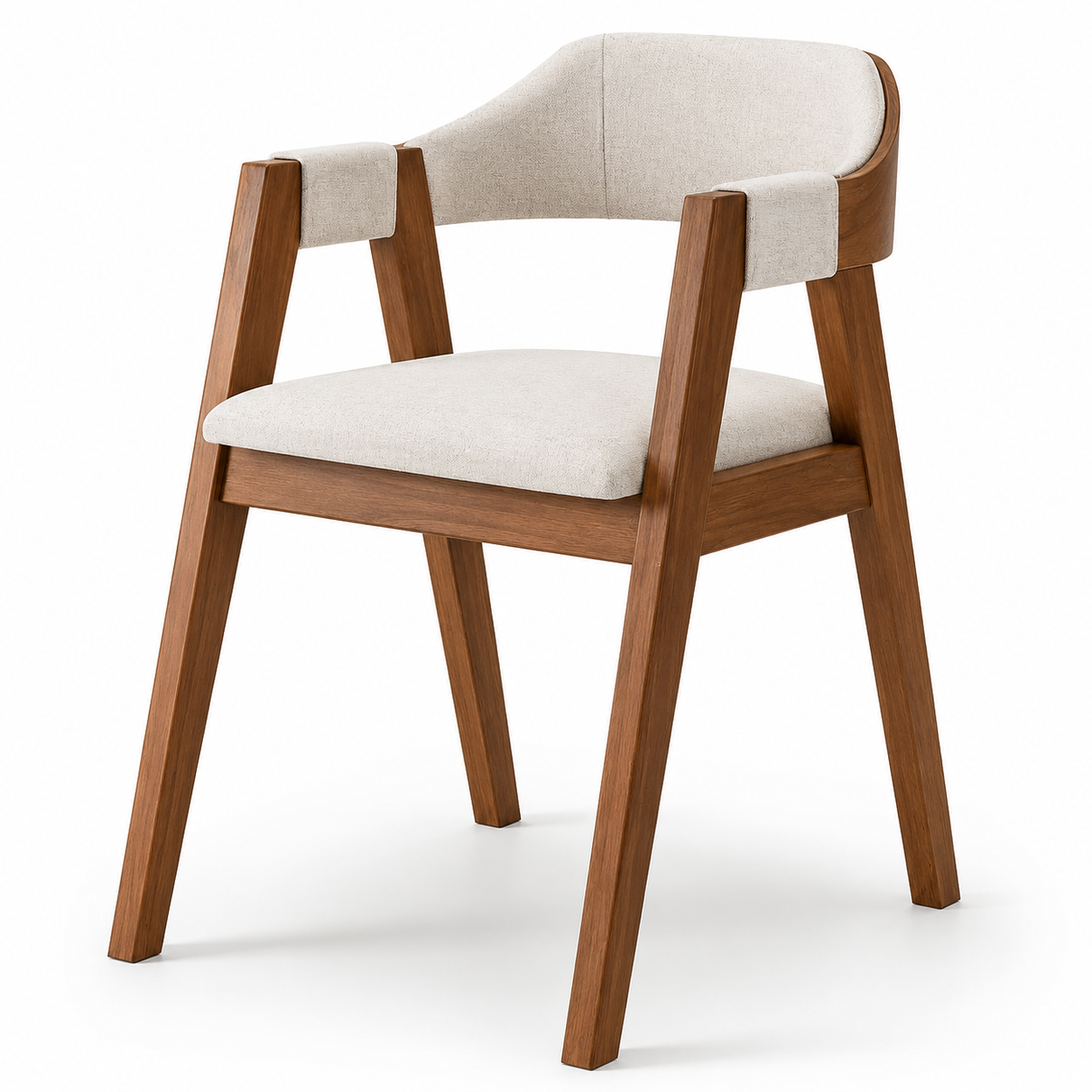 Cadeira Âmbar Madeira Maciça - Design Sofisticado